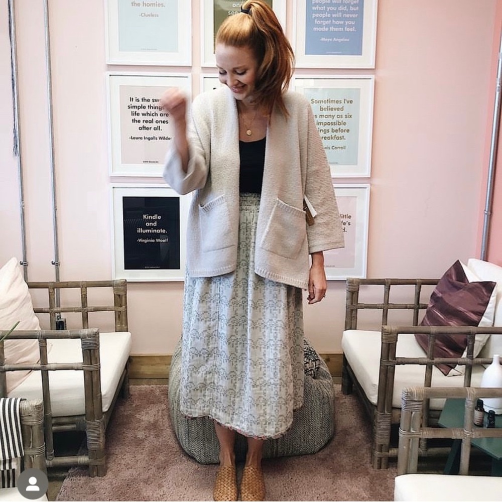 Bare knitwear alpaca cardigan